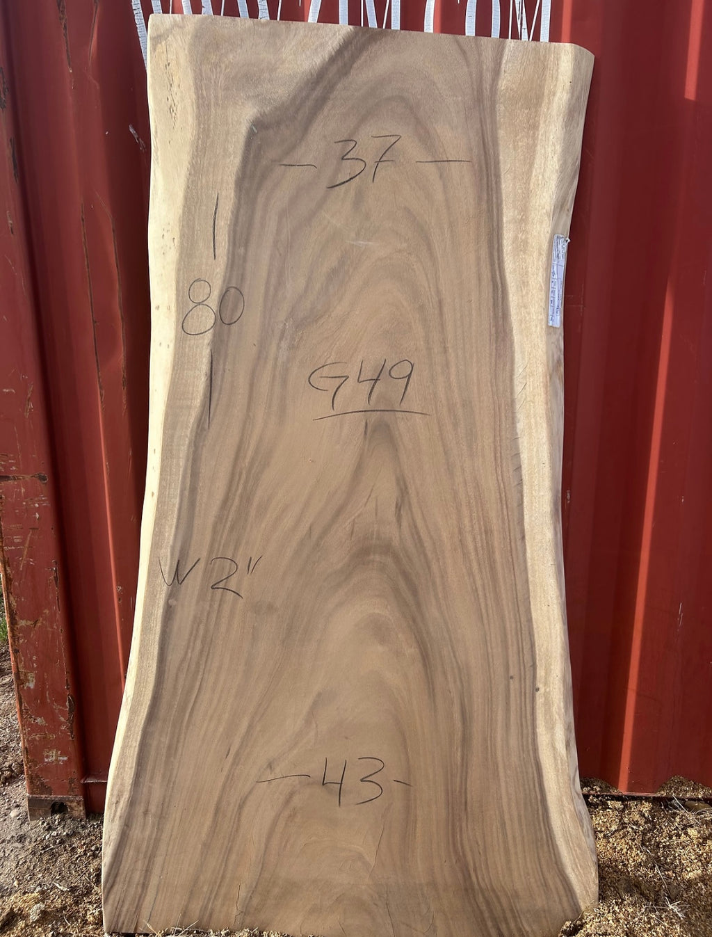 Guanacaste Table #7 - 80” x 43”W