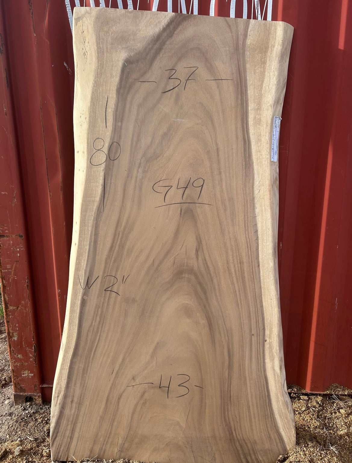 Guanacaste Table #7 - 80” x 43”W